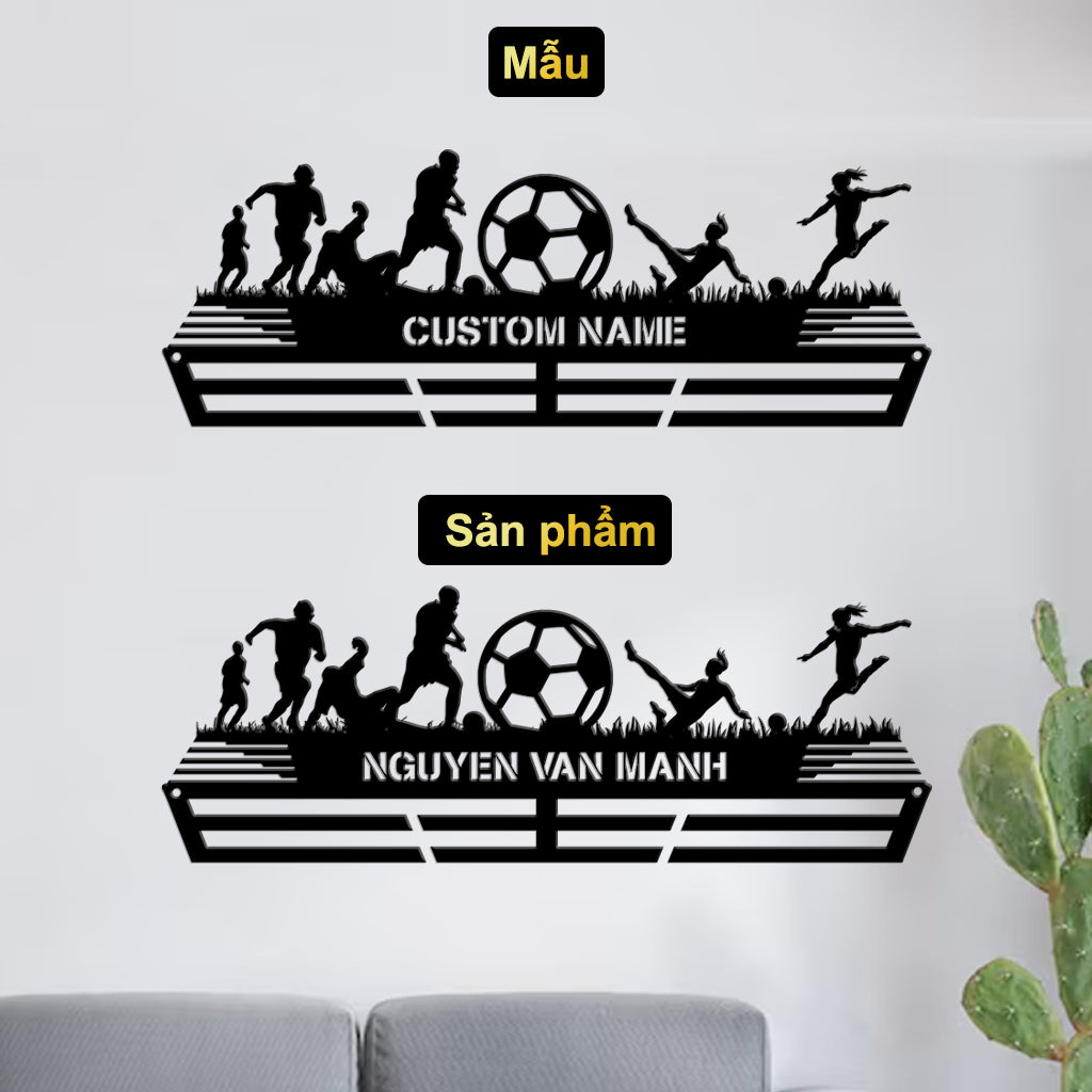 GIÁ TREO HUY CHƯƠNG BÓNG ĐÁ B5