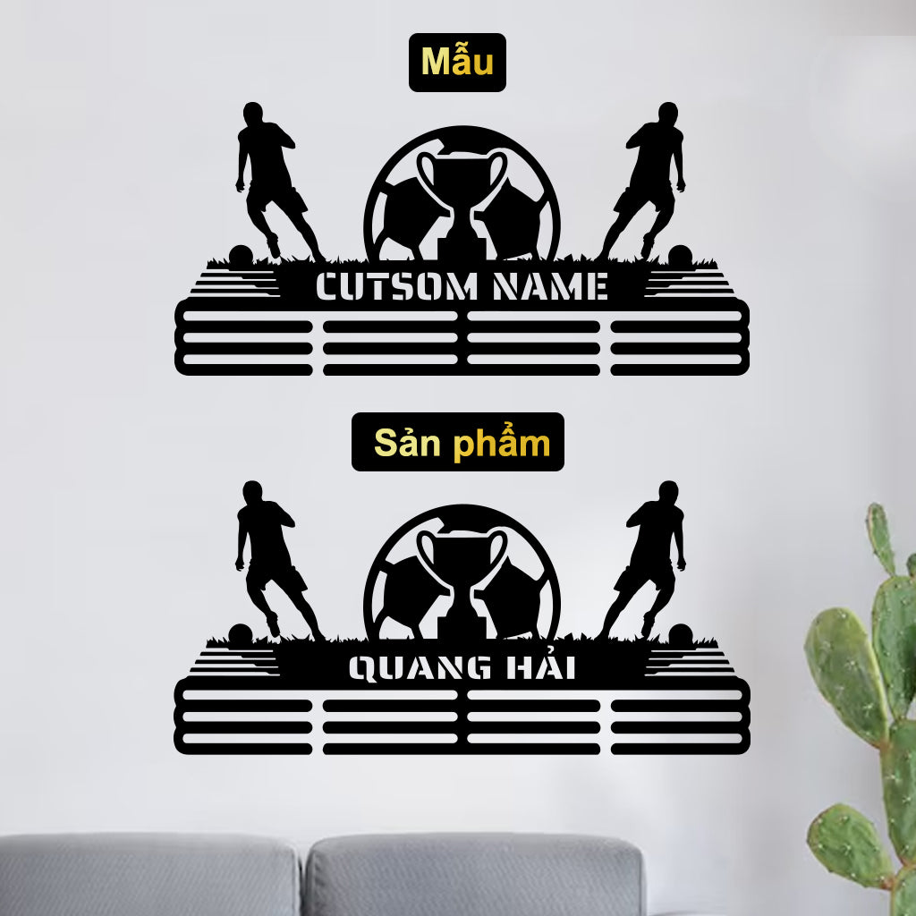 GIÁ TREO HUY CHƯƠNG BÓNG ĐÁ B7